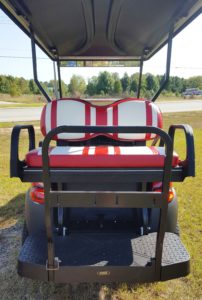 Used Cart Red-White-Back
