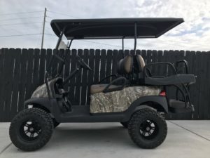 Camo Lifted Golf Cart for Sale Main