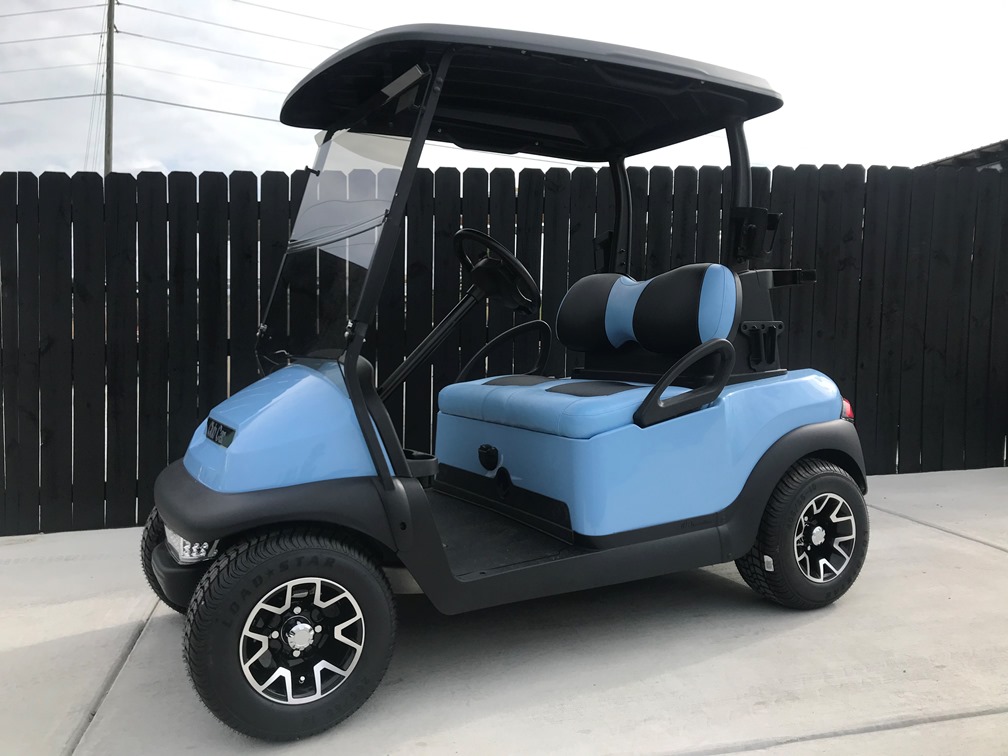 2017 Club Car Precedent Golf Ready (Sky Blue) - J's Golf Carts | Holly  Springs, NC, Golf Cart Sales & Repair