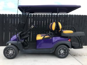 Custom ECU Pirates Golf Cart For Sale