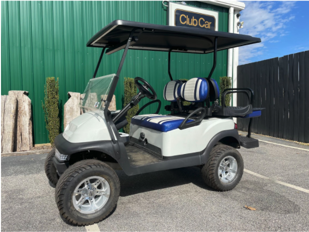 2017 White Precedent Golf Cart For Sale at Js Golf Carts
